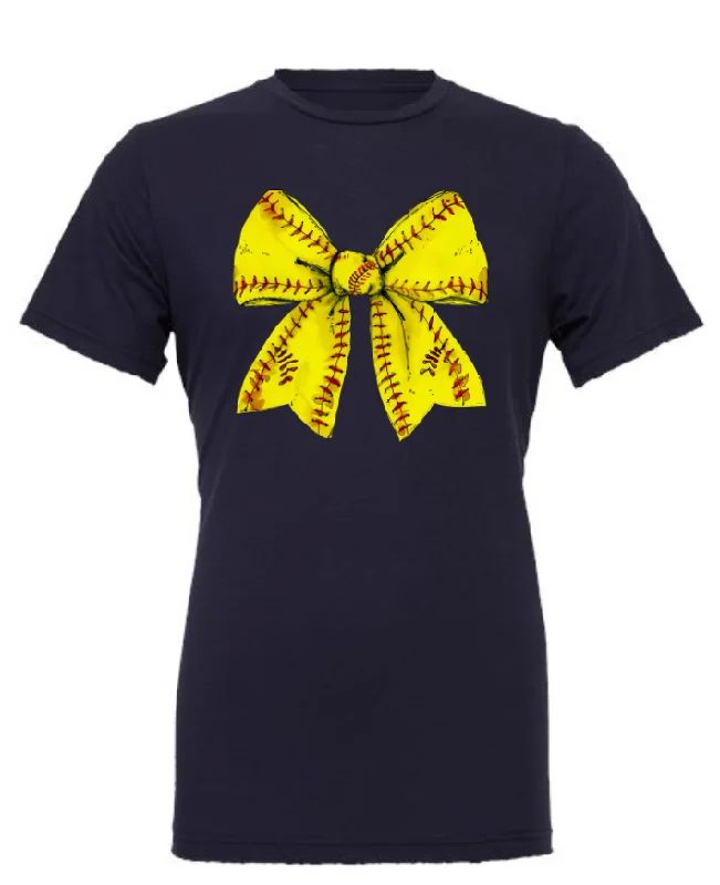 Softball Bow YOUTHLogo Shirts