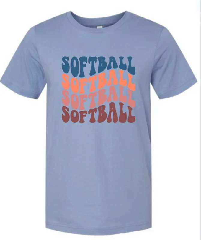 Groovy Softball YOUTHDesigner Shirts