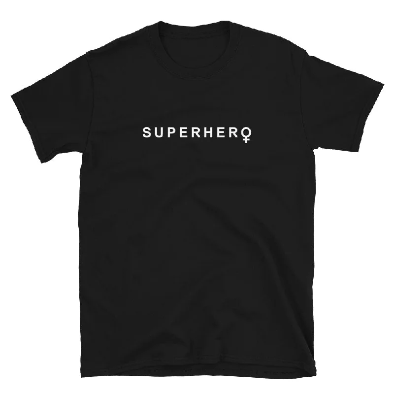 THE ESSENTIAL BOYFRIEND TEE BLACK SUPERHERO